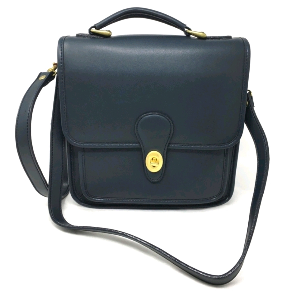 NWT Navy Top Handle briefcase crossbody
